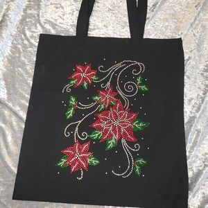 Flower Bling Tote Bag